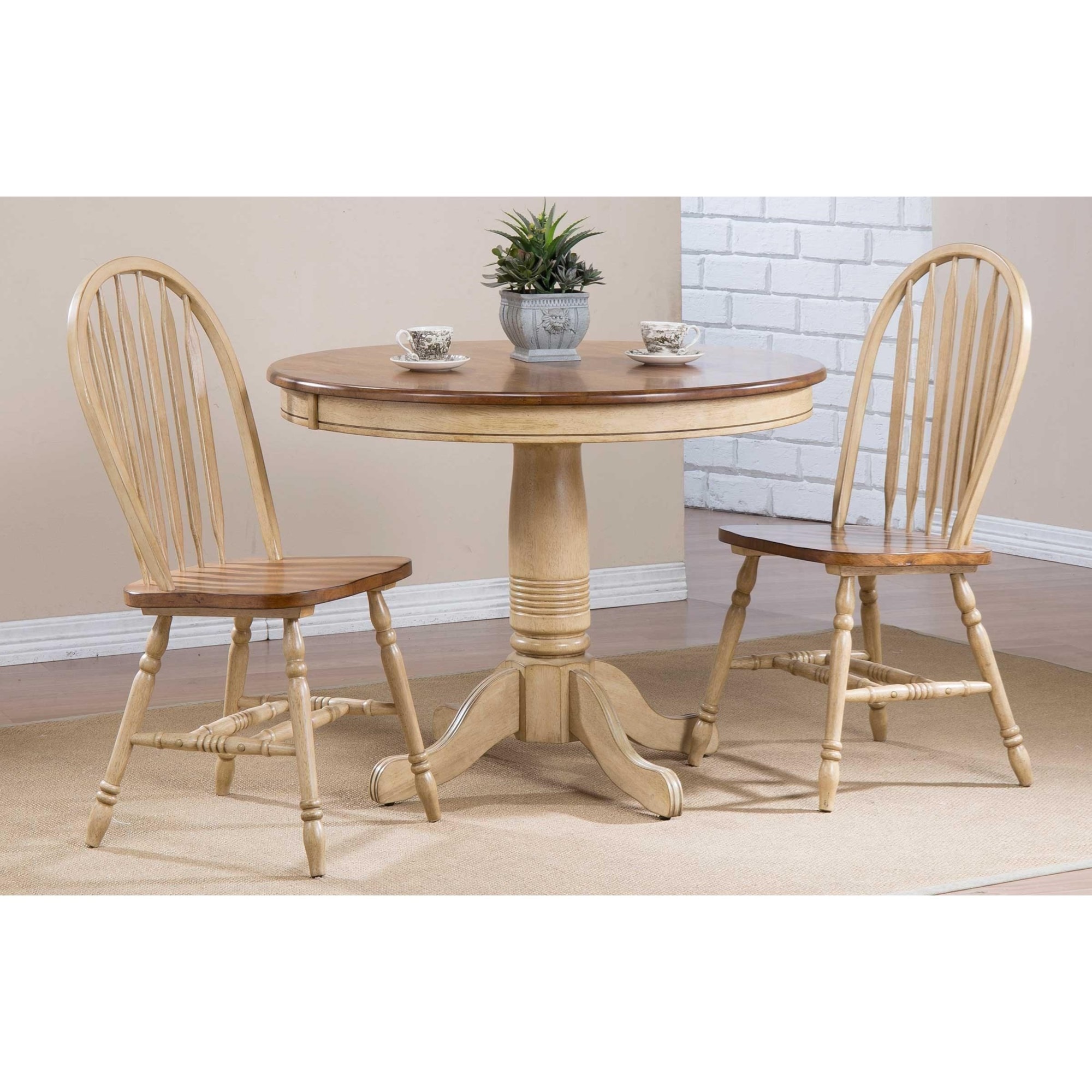 Winners Only Farmington DF54242W 42" Round Single Pedestal Dining Table Lindy's Furniture